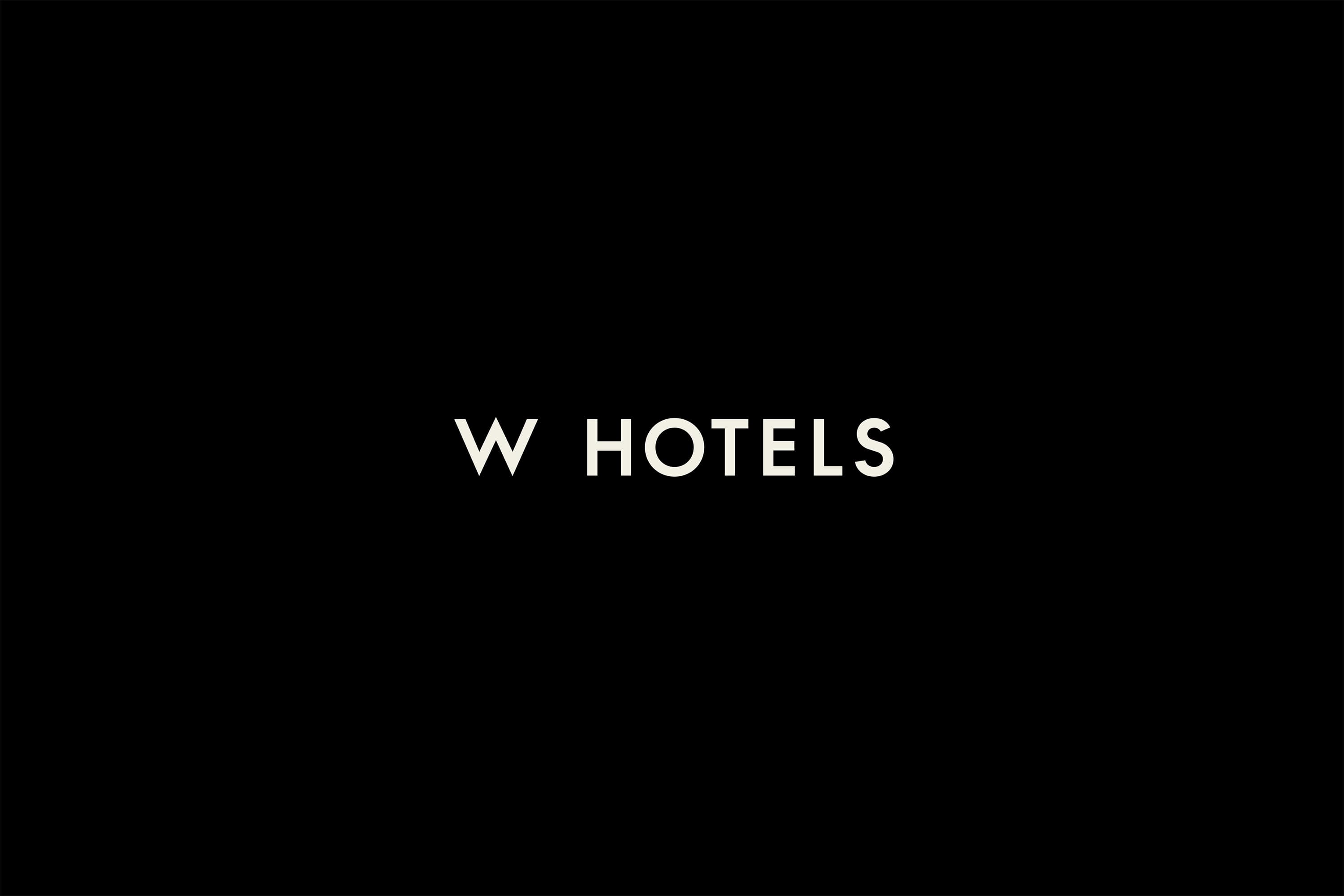 W Hotels branding